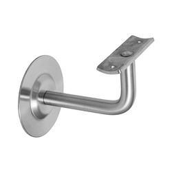 LR - DRŽÁK ZÁBRADLÍ se zaoblenou plochou 70/76 BN - Broušená nerez