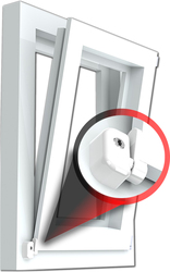 PD - Výsuvná západka s uzamykáním HNM.S - Hnědá matná světlá (RAL8003)