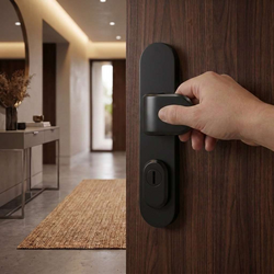 Bezpečnostní kování RC4 MPK - SECURO INOX S01 PLUS - SO M2 TARA BS PVD - Černá matná PVD