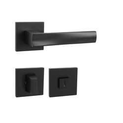 Klika na dveře MP - HOLLY - HR SQ6 BS - Černá matná