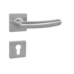 Klika na dveře MP - NERO - HR BN - Broušená nerez