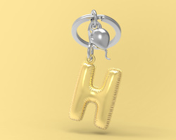 MTM10H MTM - KLÍČENKA - Písmeno H 