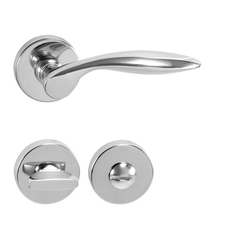 Klika na dveře TI - CLAUDIA - R 1938 OC - ​​Chrom lesklý (03)