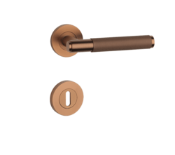 Klika na dveře SH - OVAL - R 1741 PRO 8 MM CUM PVD - Měď matná PVD