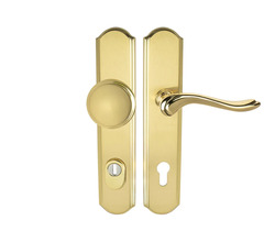 Zpevněné kování MI - LYON/ROMEO PLUS - SO OLV/OLS - Mosaz leštěná lakovaná / mosaz broušená