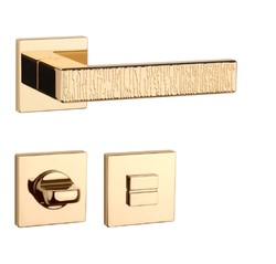 Klika na dveře AS - AMARYLIA - HR 7S OLV - Mosaz leštěná lakovaná