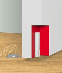 VM - Magnetická zarážka neviditelná STOPPINO Open Model 2 WS - Bílá matná (49)