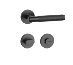 Klika na dveře SH - OVAL - R 1741 PRO 8 MM BS - Černá matná