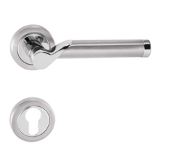 Klika na dveře TI - MARENA - R 794 OC/BN - Chrom lesklý / broušená nerez (67)