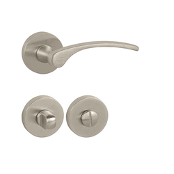 Klika na dveře FO - LAURA 2 - R ONS - Nikl broušený