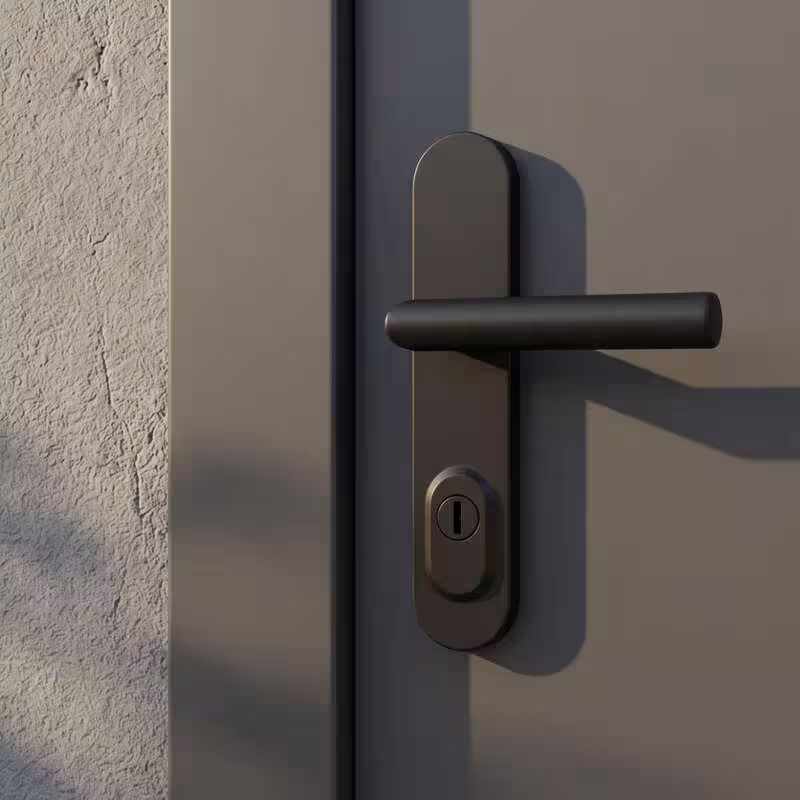 Bezpečnostní kování MPK - SECURO S01 PLUS - SO FAVORIT BS - Černá matná
