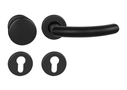 Klika na dveře BA - NERO - R BS - Černá matná