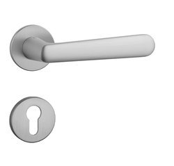 Klika na dveře AS - ARIA - R 5S OCS - Chrom broušený