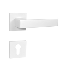 Klika na dveře MP - HIT - HR SQ6 WS - Bílá matná