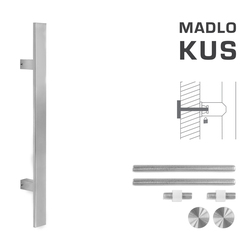 Madlo na dveře FT - MADLO kód K41S 40x10 mm UN ks BN - Broušená nerez