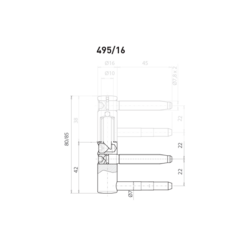 OV - Pant nastavitelný spodní 495/16 Bílý pozink