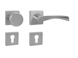 Klika na dveře MP - TORNADO - HR BN - Broušená nerez