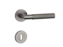 Klika na dveře SH - OVAL - R 1742 PRO 8 MM T PVD - Titan PVD