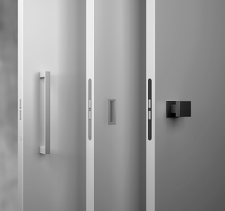 AGB - Magnetický zámek TOUCH bez uzamykání s krytkou BS - Černá matná