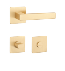 Klika na dveře SH - KVADRAT - HR 1760 3SM OLS - Mosaz broušená