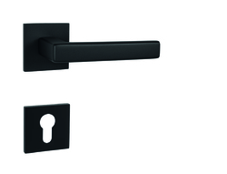 Klika na dveře TI - SONIA - HR 3095Q 5S BS - Černá matná (153)