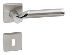 Klika na dveře WB - MARENA 006Q - HR EPR OC/BN - Chrom lesklý / broušená nerez