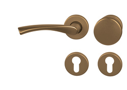 Klika na dveře BA - TORNADO - R F4 - Bronz elox