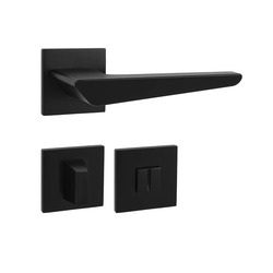 Klika na dveře TI - TIGA - HR 4154Q 5S BS - Černá matná (153)