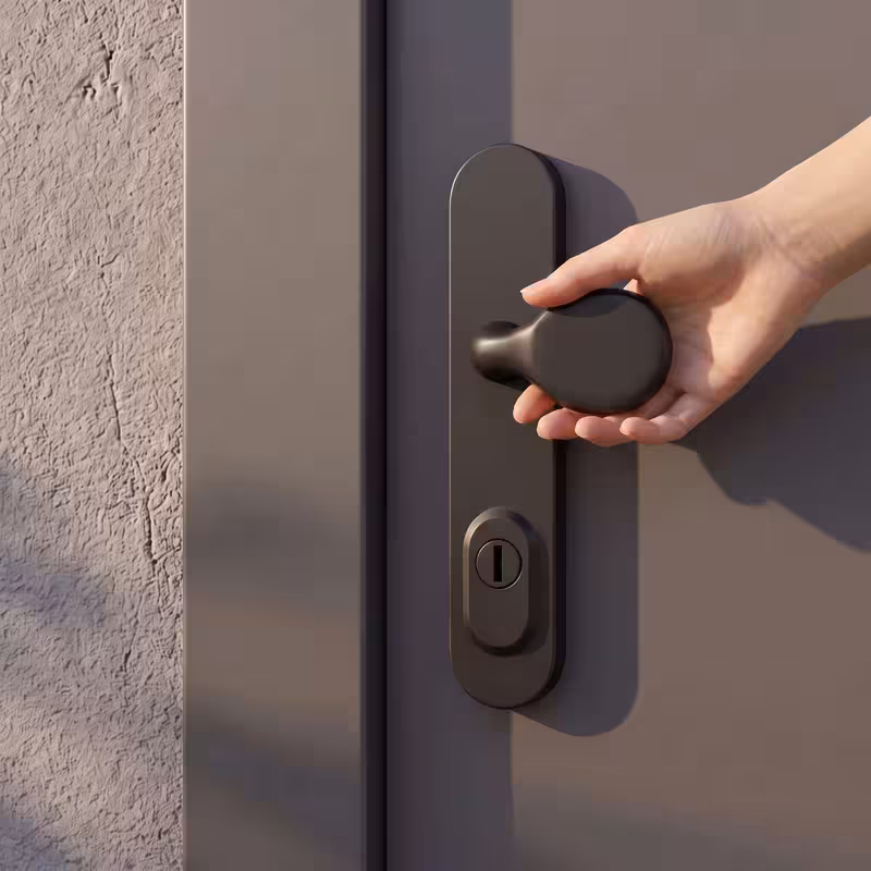 Bezpečnostní kování MPK - SECURO S01 PLUS - SO M1 FAVORIT BS - Černá matná
