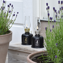 SN - OLEJOVÁ LAMPA Černá lesklá / stříbrný lesklý emblém