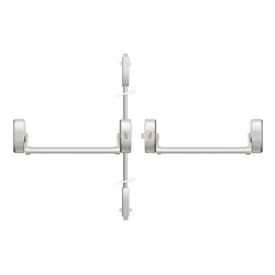 DK - PANIKOVÉ KOVÁNÍ PHA 1102/1202 - 3-bodové zajištění D2/1H-1D-1B BN - Broušená nerez