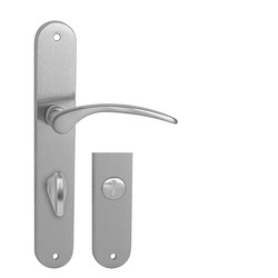 Klika na dveře MP - LAURA OCS - Chrom broušený