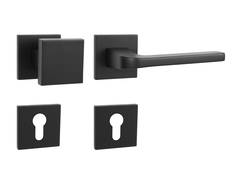 Klika na dveře MP - VIVA - HR SQ6 BS - Černá matná