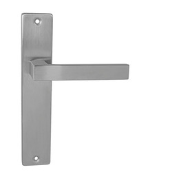 Klika na dveře MP - QUADRA - SH BN - Broušená nerez