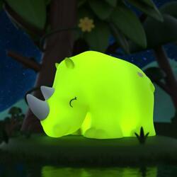 DHINK437-01 DHK - Silikonová noční lampička - Nosorožec 