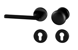 Klika na dveře TI - Eliptica - R 3098 BS - Černá matná (153)