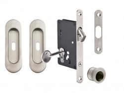 JNF - Set na posuvné dveře - BB / S - R BN - Broušená nerez