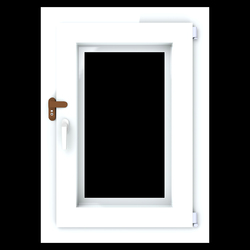 PD - Otočná západka s uzamykáním HNM.S - Hnědá matná světlá (RAL8003)