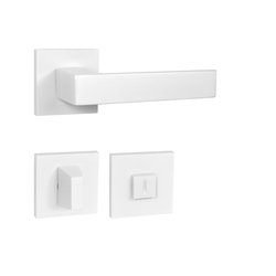 Klika na dveře MP - HIT - HR SQ6 WS - Bílá matná