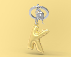 MTM10K MTM - KLÍČENKA - Písmeno K 