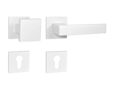 Klika na dveře MP - HIT - HR SQ6 WS - Bílá matná