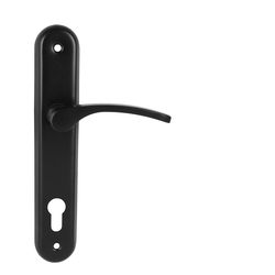 Klika na dveře KE - LAURA - SO Černá matná