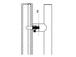 WA - Spojovací materiál WA/D ks PVC, Al Bílá (RAL 9016)