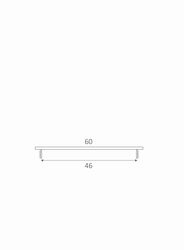 SRL - ALFA větrací mřížka šířka 60 x 800 mm F8 - Černý elox