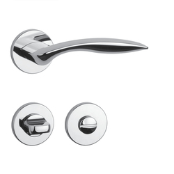 Klika na dveře AS - ROBINIA - R 7S OC - Chrom lesklý