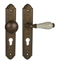 Klika na dveře MP - LEONTINA - SO OBA - Antik bronz