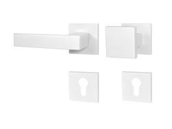 Klika na dveře MP - HIT - HR SQ6 WS - Bílá matná