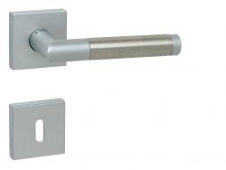 Klika na dveře TI - PRADO - HR 792Q VOC/BN - Velvet chrom / broušená nerez (81)